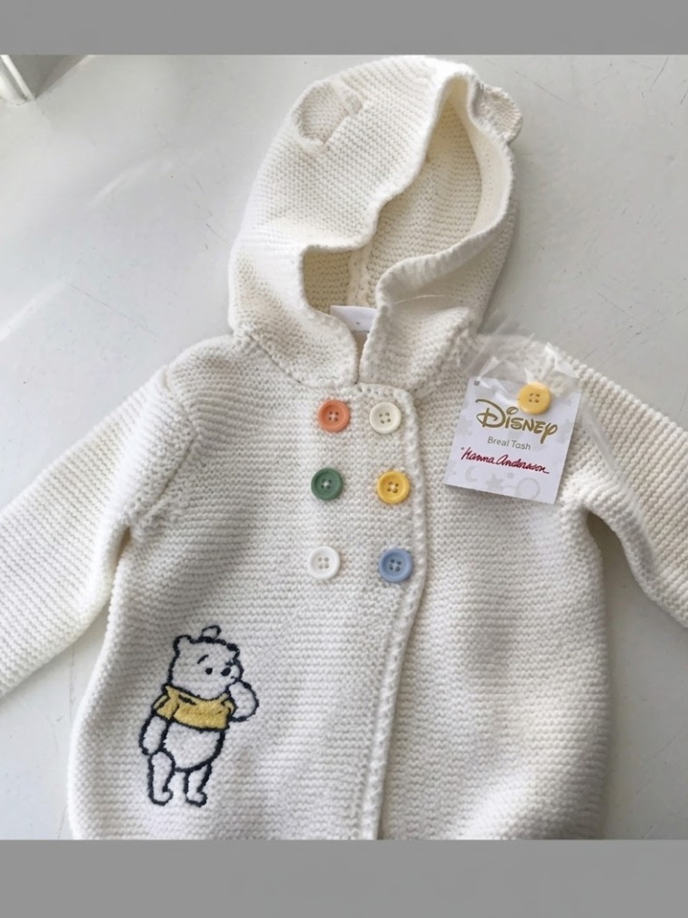 NWT Hanna Andersson x Disney Winnie the Pooh Hooded Cardigan